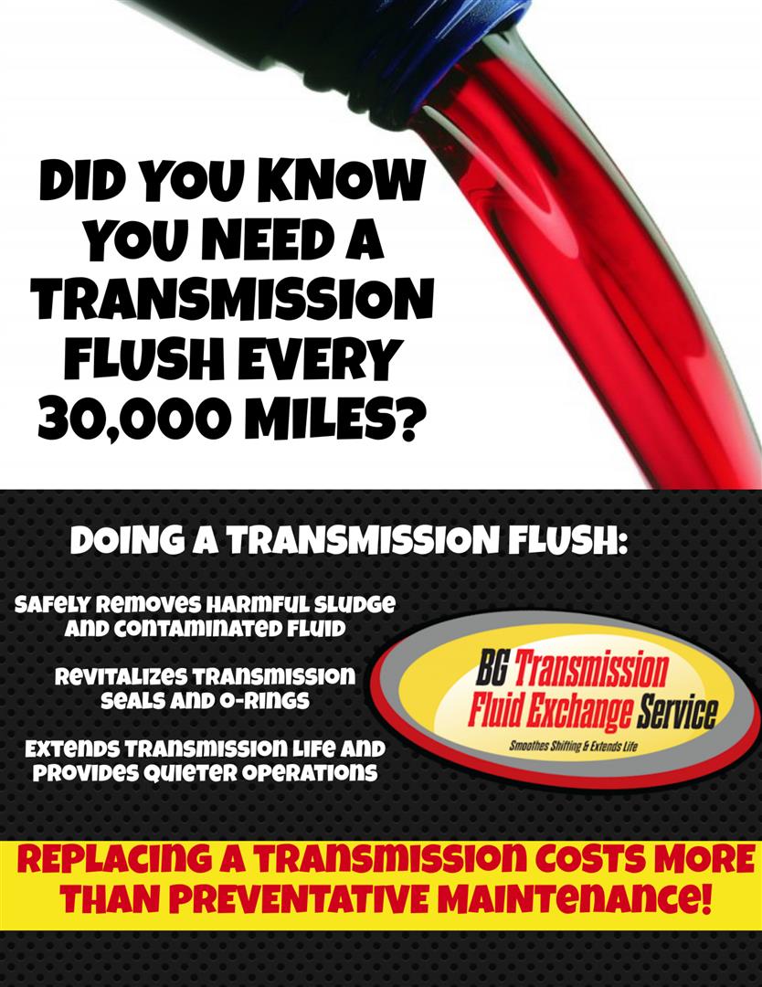 Let's talk Transmission Flushes!