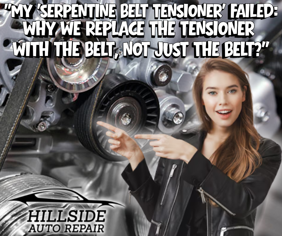 My 'Serpentine Belt Tensioner' Failed: Why We Replace the Tensioner with the Belt, Not Just the Belt
