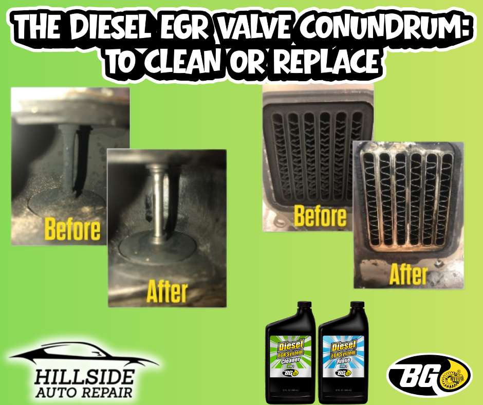 The Diesel EGR Valve Conundrum: To Clean or Replace