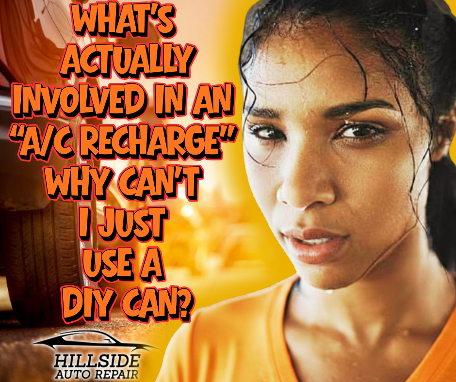 What’s Actually Involved in an “AC Recharge” Why Can’t I Just Use a DIY Can?