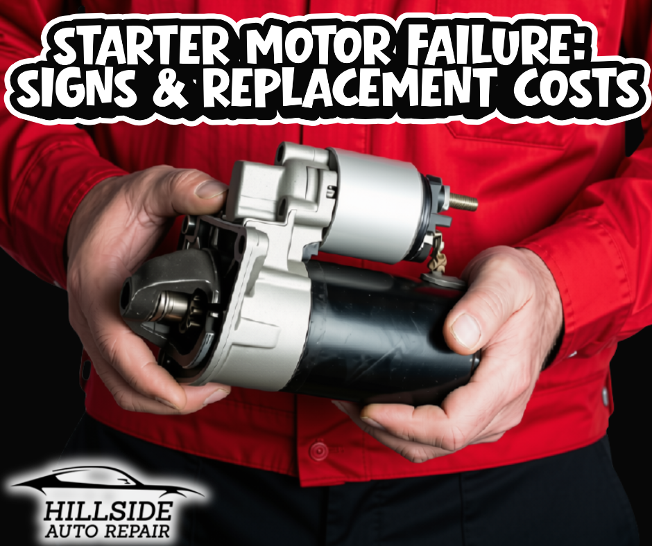 Starter Motor Failure: Signs & Replacement Costs